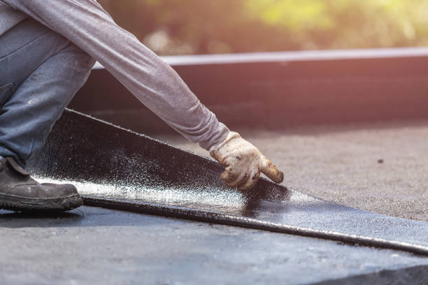 Professional Emergency Waterproofing technician working in Laurel, IN